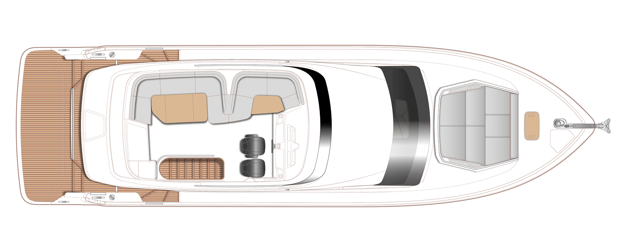 Princess Yachts America F54